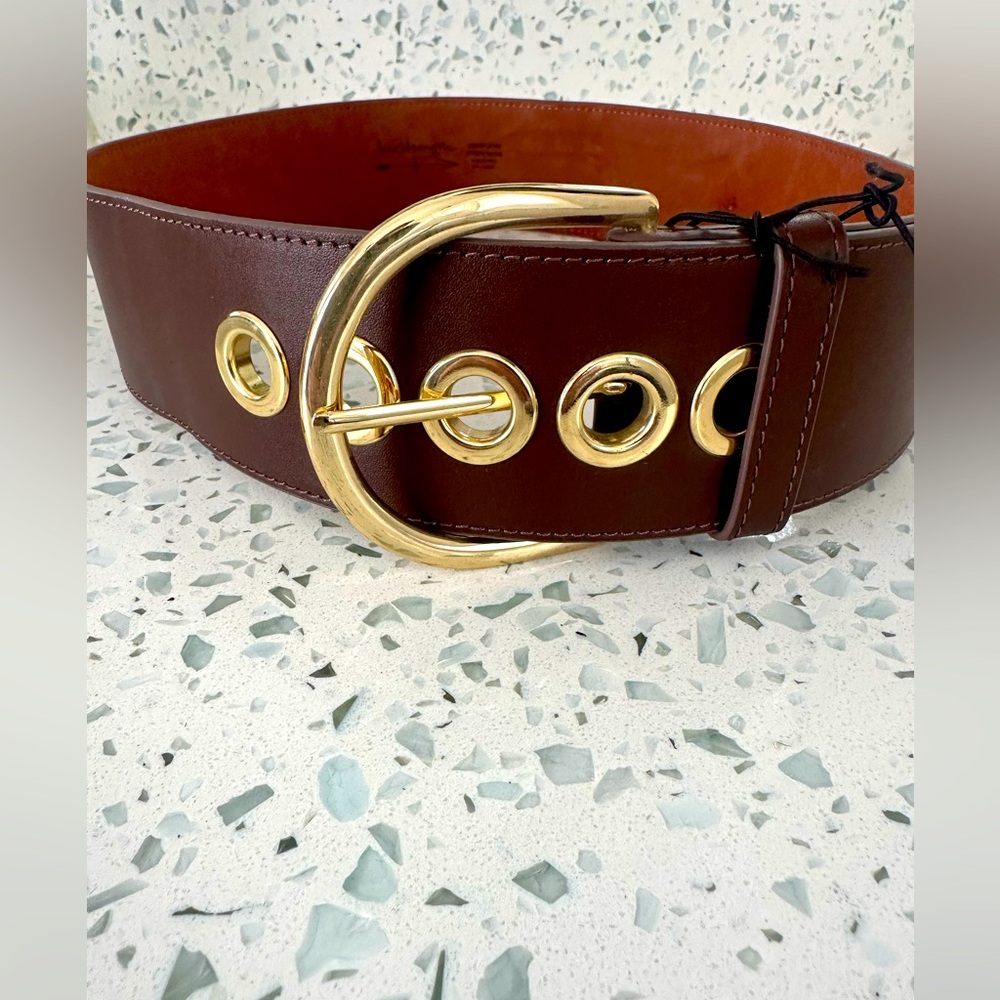 NWT, Love Strength Woman's Genuine Leather Belt, Size Large